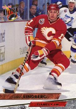 #62 Chris Lindberg - Calgary Flames - 1993-94 Ultra Hockey