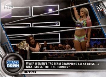 #62 WWE Women's Tag Team Champions Alexa Bliss & Nikki Cross def. The Iiconics - 2020 Topps WWE Women's Division Wrestling