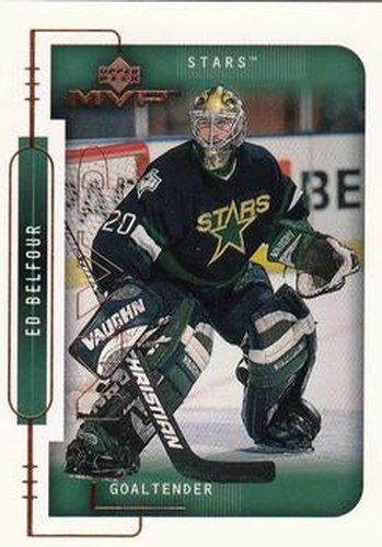 #62 Ed Belfour - Dallas Stars - 1999-00 Upper Deck MVP Hockey