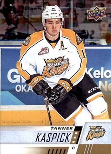 #62 Tanner Kaspick - Brandon Wheat Kings - 2017-18 Upper Deck CHL Hockey