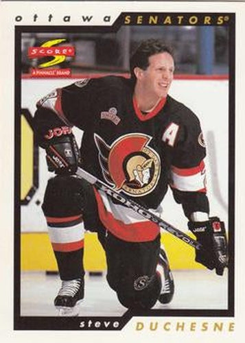 #62 Steve Duchesne - Ottawa Senators - 1996-97 Score Hockey