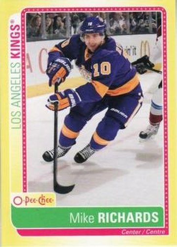 #S-MR Mike Richards - Los Angeles Kings - 2013-14 O-Pee-Chee Hockey - Stickers