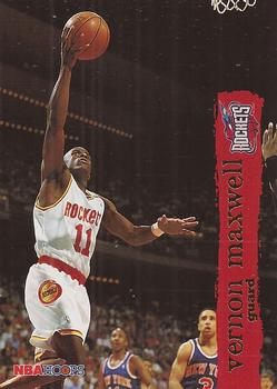 #62 Vernon Maxwell - Houston Rockets - 1995-96 Hoops Basketball