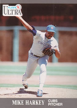 #62 Mike Harkey - Chicago Cubs - 1991 Ultra Baseball