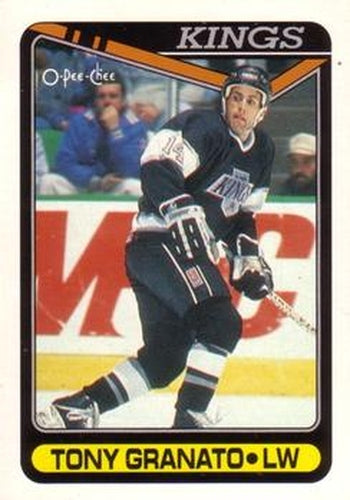 #62 Tony Granato - Los Angeles Kings - 1990-91 O-Pee-Chee Hockey