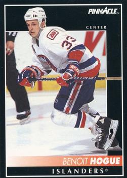 #62 Benoit Hogue - New York Islanders - 1992-93 Pinnacle Canadian Hockey