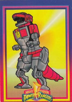 #62 Tyrannosaurus Dinozord - 1994 Collect-A-Card Power Rangers