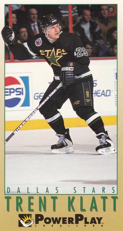 #62 Trent Klatt - Dallas Stars - 1993-94 Fleer PowerPlay Hockey
