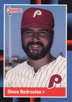 #62 Steve Bedrosian - Philadelphia Phillies - 1988 Donruss Baseball