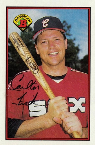#62 Carlton Fisk - Chicago White Sox - 1989 Bowman Baseball
