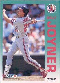 #62 Wally Joyner - California Angels - 1992 Fleer Baseball