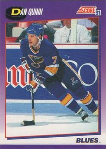 #62 Dan Quinn - St. Louis Blues - 1991-92 Score American Hockey