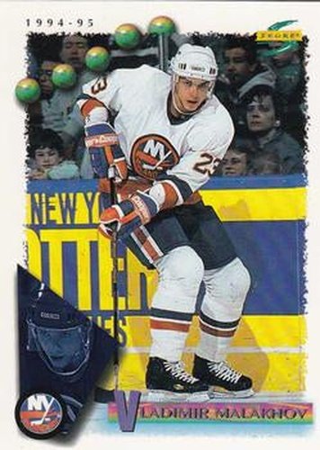 #62 Vladimir Malakhov - New York Islanders - 1994-95 Score Hockey