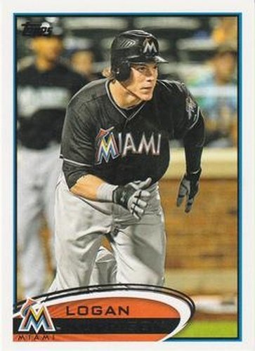 #630 Logan Morrison - Miami Marlins - 2012 Topps Baseball