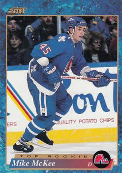 #630 Mike McKee - Quebec Nordiques - 1993-94 Score Canadian Hockey