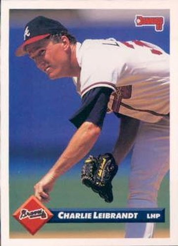 #630 Charlie Leibrandt - Atlanta Braves - 1993 Donruss Baseball