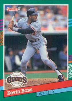 #630 Kevin Bass - San Francisco Giants - 1991 Donruss Baseball