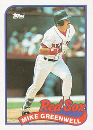 #630 Mike Greenwell - Boston Red Sox - 1989 Topps Baseball