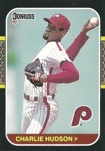 #630 Charlie Hudson - Philadelphia Phillies - 1987 Donruss Baseball