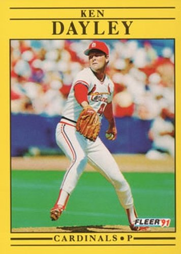#630 Ken Dayley - St. Louis Cardinals - 1991 Fleer Baseball