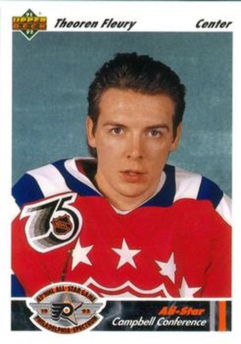 #630 Theoren Fleury - Calgary Flames - 1991-92 Upper Deck Hockey