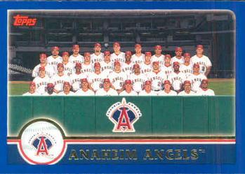 #630 Anaheim Angels - Anaheim Angels - 2003 Topps Baseball