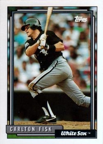 #630 Carlton Fisk - Chicago White Sox - 1992 Topps Baseball