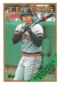 #630 Darrell Evans - Detroit Tigers - 1988 Topps Baseball