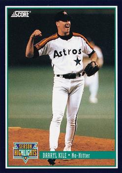#630 Darryl Kile - Houston Astros -1994 Score Baseball