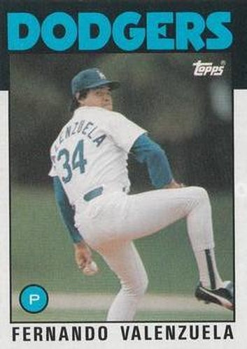 #630 Fernando Valenzuela - Los Angeles Dodgers - 1986 Topps Baseball