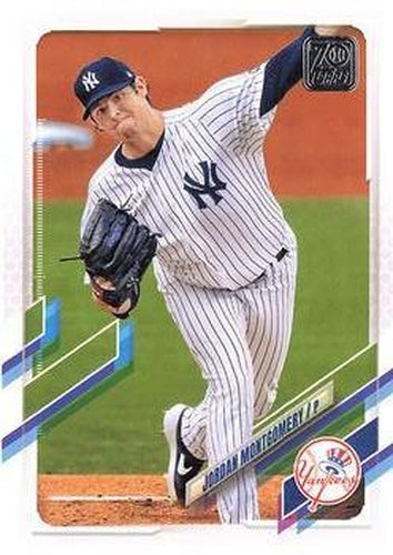 #630 Jordan Montgomery - New York Yankees - 2021 Topps Baseball