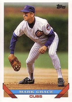 #630 Mark Grace - Chicago Cubs - 1993 Topps Baseball