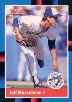 #630 Jeff Musselman - Toronto Blue Jays - 1988 Donruss Baseball