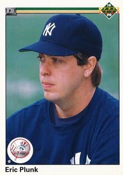 #630 Eric Plunk - New York Yankees - 1990 Upper Deck Baseball