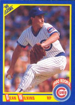 #630 Dean Wilkins - Chicago Cubs - 1990 Score Baseball