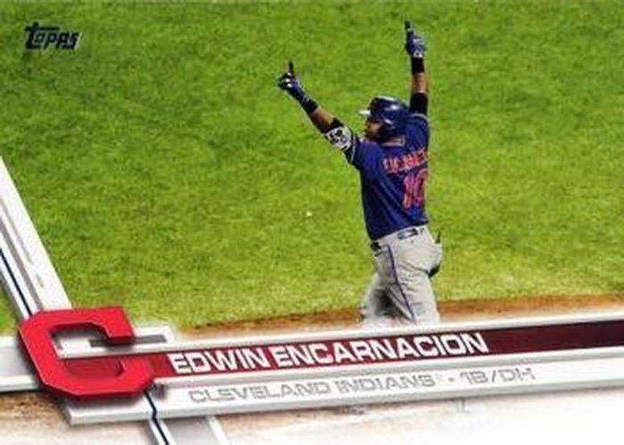 #630a Edwin Encarnacion - Cleveland Indians - 2017 Topps Baseball