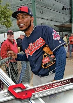 #630b Edwin Encarnacion - Cleveland Indians - 2017 Topps Baseball