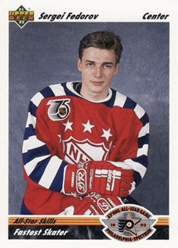 #631 Sergei Fedorov - Detroit Red Wings - 1991-92 Upper Deck Hockey