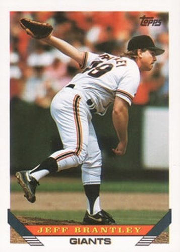 #631 Jeff Brantley - San Francisco Giants - 1993 Topps Baseball