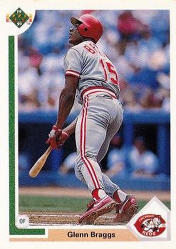 #631 Glenn Braggs - Cincinnati Reds - 1991 Upper Deck Baseball