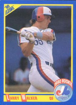 #631 Larry Walker - Montreal Expos - 1990 Score Baseball