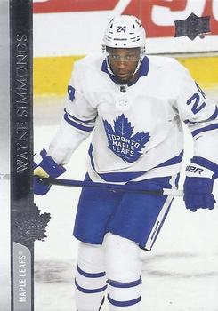 #631 Wayne Simmonds - Toronto Maple Leafs - 2020-21 Upper Deck Hockey