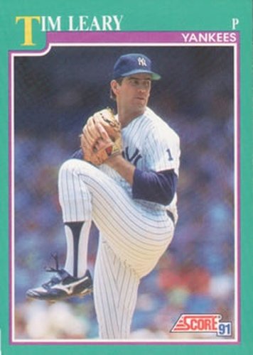 #631 Tim Leary - New York Yankees - 1991 Score Baseball