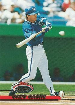 #631 Greg Gagne - Kansas City Royals - 1993 Stadium Club Baseball