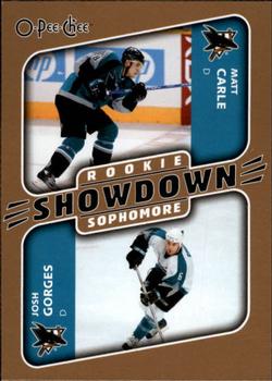 #631 Josh Gorges / Matt Carle - San Jose Sharks - 2006-07 O-Pee-Chee Hockey
