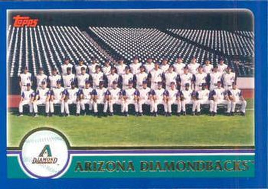 #631 Arizona Diamondbacks - Arizona Diamondbacks - 2003 Topps Baseball