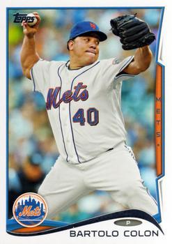 #631 Bartolo Colon - New York Mets - 2014 Topps Baseball