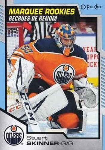#631 Stuart Skinner - Edmonton Oilers - 2020-21 O-Pee-Chee Update Blue Hockey