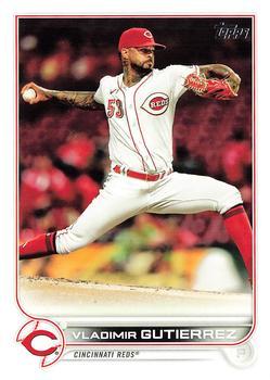 #631 Vladimir Gutierrez - Cincinnati Reds - 2022 Topps Baseball