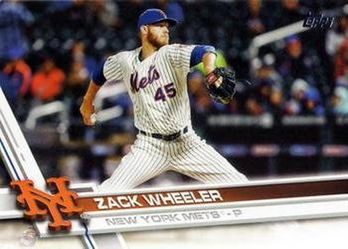 #631 Zack Wheeler - New York Mets - 2017 Topps Baseball